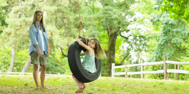 Use some rope and a old tyre to make a swing for your children to have hours of fun on.