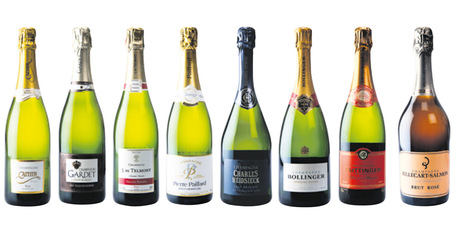 Champagnes of choice. Photos / Babiche Martens.