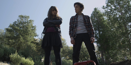 Olivia Tennet and Milo Cawthorne in Blood Punch.