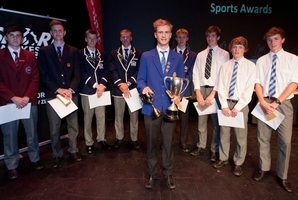 Cyclist Regan Gough won the Hawke's Bay Secondary Schools Sportsperson of the Year award.