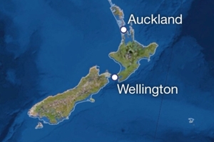 The National Geographic interactive map shows the effect on New Zealand if all the world's ice melted .