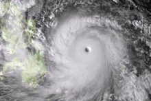 Super Typhoon Haiyan taken by the Japan Meteorological Agency's MTSAT. Photo / AFP
