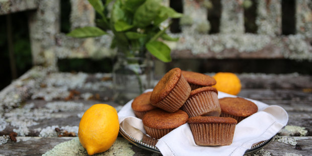 Lemon and almond cakes. Photo / Eleanor Ozich.
