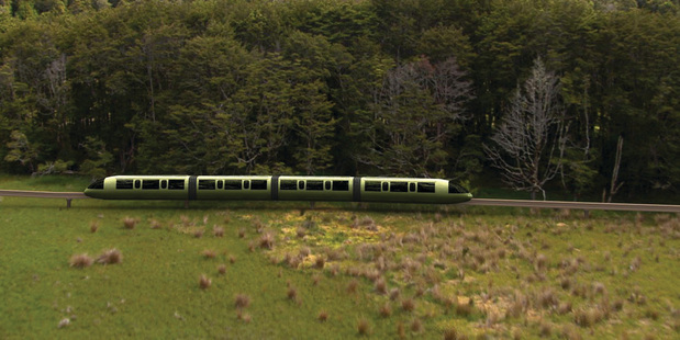 The proposed monorail would run through a tract of South Island beech forest.