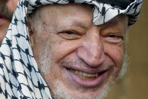 2003 file photo of late Palestinian leader Yasser Arafat. Photo / AFP