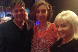 Brian and Hannah Tamaki turned out to support Georgina Beyer.
