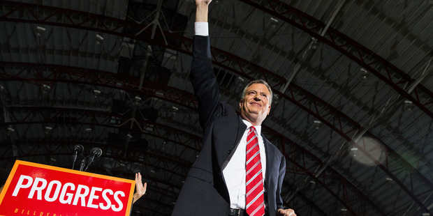 Newly elected New York City Mayor Bill de Blasio. Photo / Getty Images