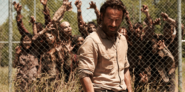 Andrew Lincoln as Rick Grimes in The Walking Dead.