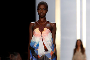 Diane von Furstenburg Spring 2014 collection. Photo / Jason DeCrow.