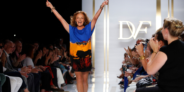 Diane von Furstenburg Spring 2014 collection. Photo / Jason DeCrow.
