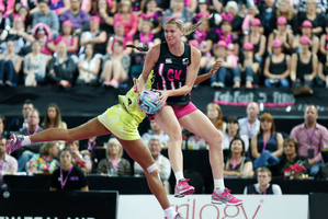Casey Kopua in action against Australia in the Fast5 World Series final. Photo / Richard Robinson