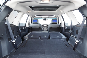 The 2014 Nissan Pathfinder is a seven seater.