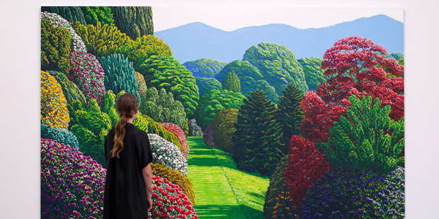 'Marchent Ridge' by Karl Maughan, showing at Gow Langsford Gallery. Photo / Natalie Slade
