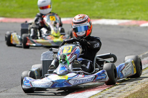 Representing New Zealand at this year's Rotax Max Challenge Grand Final meeting in New Orleans is Marcus Armstrong (#9) from Christchurch. Photo / Fast Company/Graham Hughes