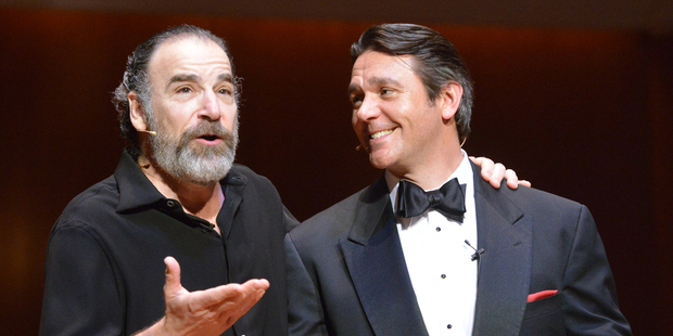 Mandy Patinkin and Nathan Gunn have a special dynamic. Photo / Darrell Hoemann