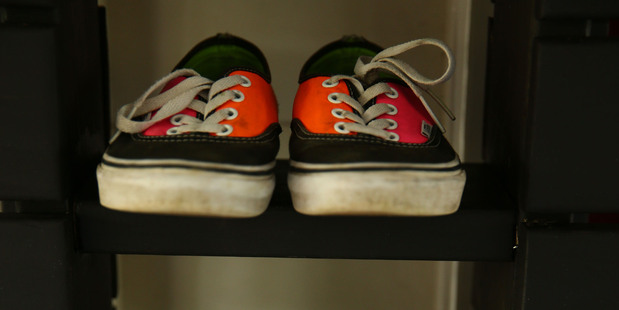 DIY shoe rack. Photo / Getty Images