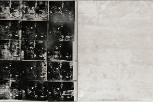 This photo provided by Sotheby's shows 'Silver Car Crash (Double Disaster)' by Andy Warhol.