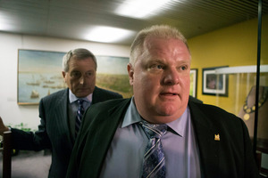 Toronto City Mayor Rob Ford. Photo / AP
