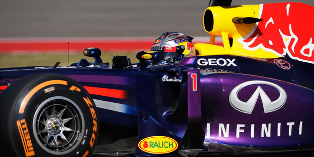 Red Bull driver Sebastian Vette. Photo / Getty Images