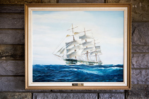 Ship painting. Photo / Babiche Martens.