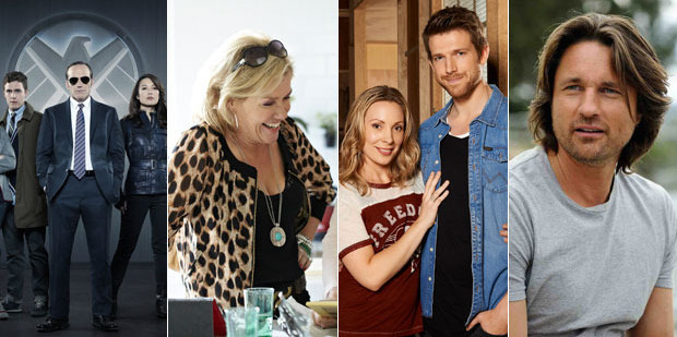Marvel's Agents of S.H.I.E.L.D, Robyn Malcolm in Upper Middle Bogan, Sia Trokenheim and Jono Kenyon in Step Dave and Martin Henderson in TV One's Secrets and Lies.