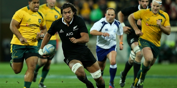 Steven Luatua says he learned the true meaning of work on joining the All Blacks. Photo / Getty Images