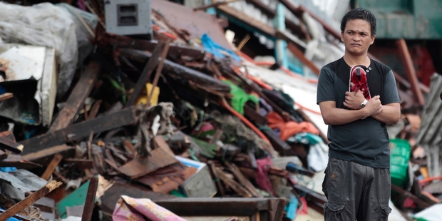 Large parts of Tacioban City have been wiped out by the typhoon. Photo / AP