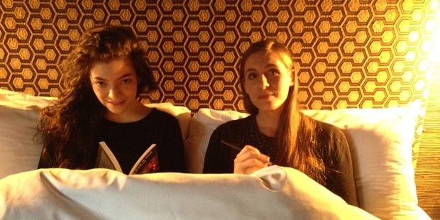 The photo of Lorde and Eleanor Catton in a New York hotel room echoes a similar picture of John Lennon and Yoko Ono