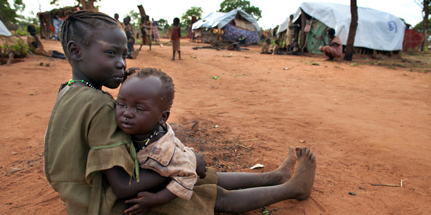 Hunger can be eradicated around the globe "in a generation, in our lifetime" if there is a political commitment by world leaders. Photo / Getty Images
