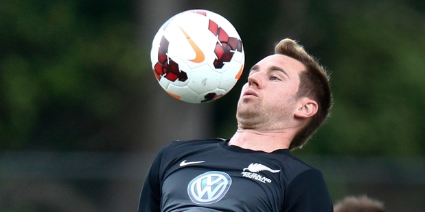 Shane Smeltz was upbeat about what lies ahead when he spoke after training yesterday. Photo / Mark Mitchell