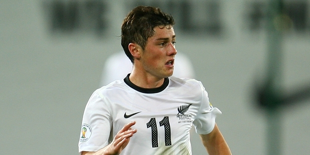 Marco Rojas and his All Whites teammates have been advised to follow Oracle skipper Jimmy Spithill's example. Photo / Getty Images