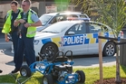 LOCK UP: The go-kart was removed from the scene on a tow truck and will be impounded for the next 28 days. LOCK UP: The go-kart was removed from the scene on a tow truck and will be impounded for the next 28 days.
