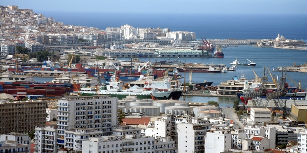 Algiers Harbour and the Belcourt neighbourhood. Photo / Wikimedia Commons image by Ludovic Courtès