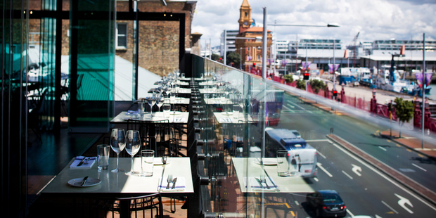 Interior detail of new Bistro and Brasserie Ostro in Britomart. Photo / Babiche Martens.