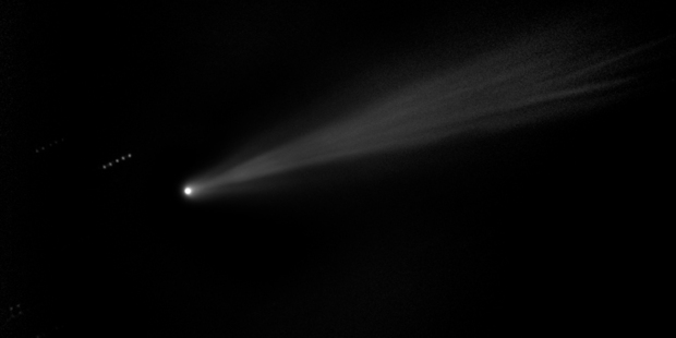 Comet Ison is moving at about 220,000 km/h. Photo / NASA