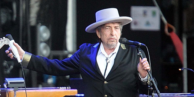 Bob Dylan performing Like a Rolling Stone. Photo / AP