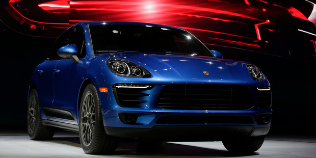 The new Porsche Macan S in introduced at the Los Angeles Auto Show. Photo / AP