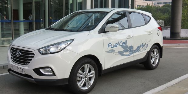 Hyundai's ix35 hydrogen fuel cell vehicle, known as the Tucson in the US, will go into production.