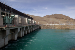 The Benmore power station, one of Meridian Energy's key assets. Photograp/ Richard Robinson