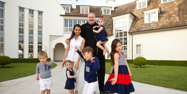 Kim Dotcom's family is the centre of his world. Photo / Michael Craig