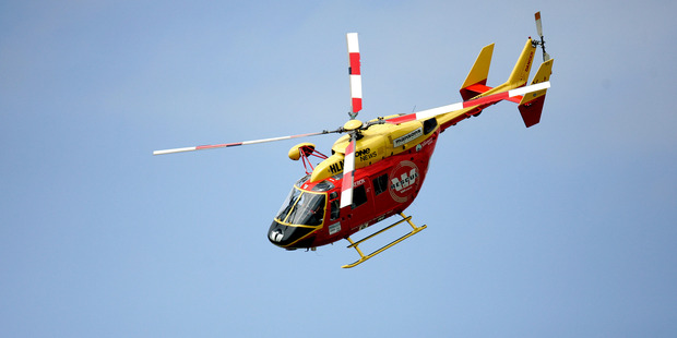 Waikato-based Westpac Rescue Helicopter transported a woman from Whakatane Hospital after she fell from a ute.