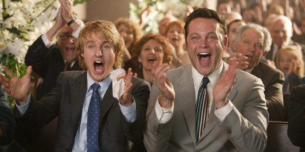 Owen Wilson and Vince Vaughn in 'Wedding Crashers'.