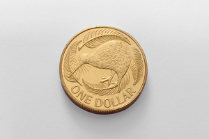 The kiwi dollar has hit a new low for the week.