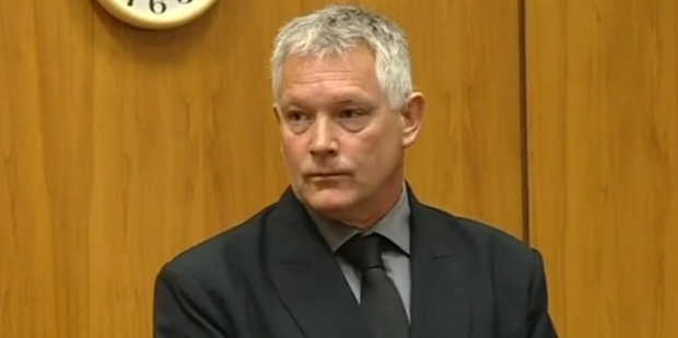 Gordon Meyer in court yesterday. Photo / One News