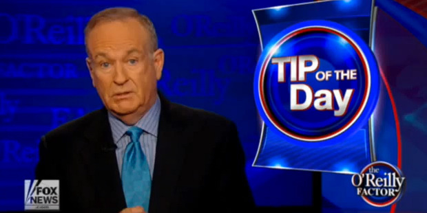 Bill O'Reilly criticising Paul Casserly.