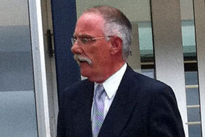 Senior constable Keith Rose outside court today. Photo / Kurt Bayer