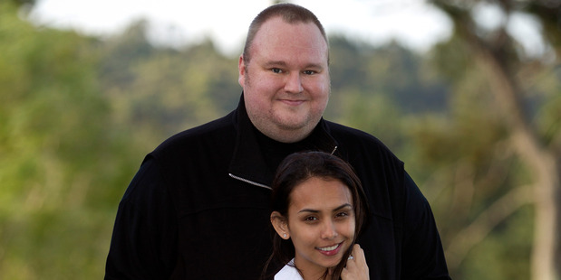 Kim and Mona Dotcom. Photo / Michael Craig