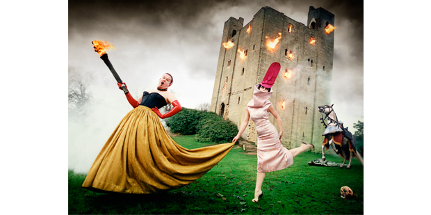 Alexander McQueen and Isabella Blow: Burning Down The House, 1996, London. Copyright David LaChapelle Studio, Inc.