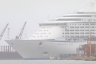 The Voyager of the Seas made quite an entrance yesterday. Photo/Duncan Brown The Voyager of the Seas made quite an entrance yesterday. Photo/Duncan Brown
