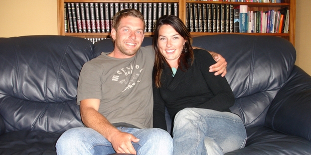 Scott and Kylee Guy built a new house which was vandalised by Ewen Macdonald.